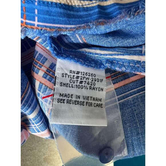 Velvet Heart Multicolor Collared Shirt NWT size L - Picture 9 of 9